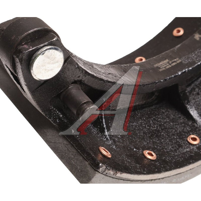 Rear drum brake pads (1 pc.) (upper) JAC N120 KAMAZ Compass-12 TORERO